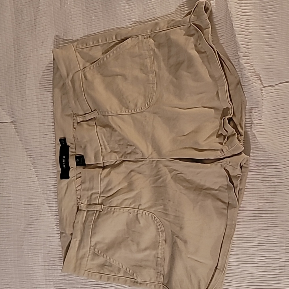 Torrid Tan Shorts Size 16
